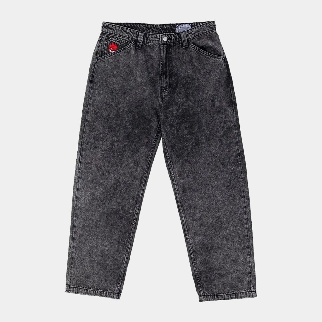 Spitfire Bighead Fill Denim Jeans Black Stone Washed