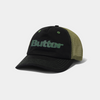 Butter Stencil Trucker Cap Black