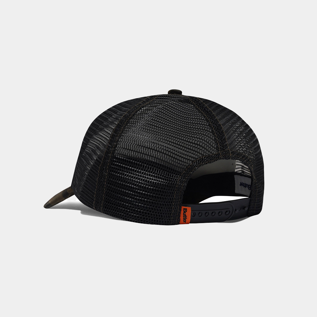 Butter Stencil Trucker Cap Leopard