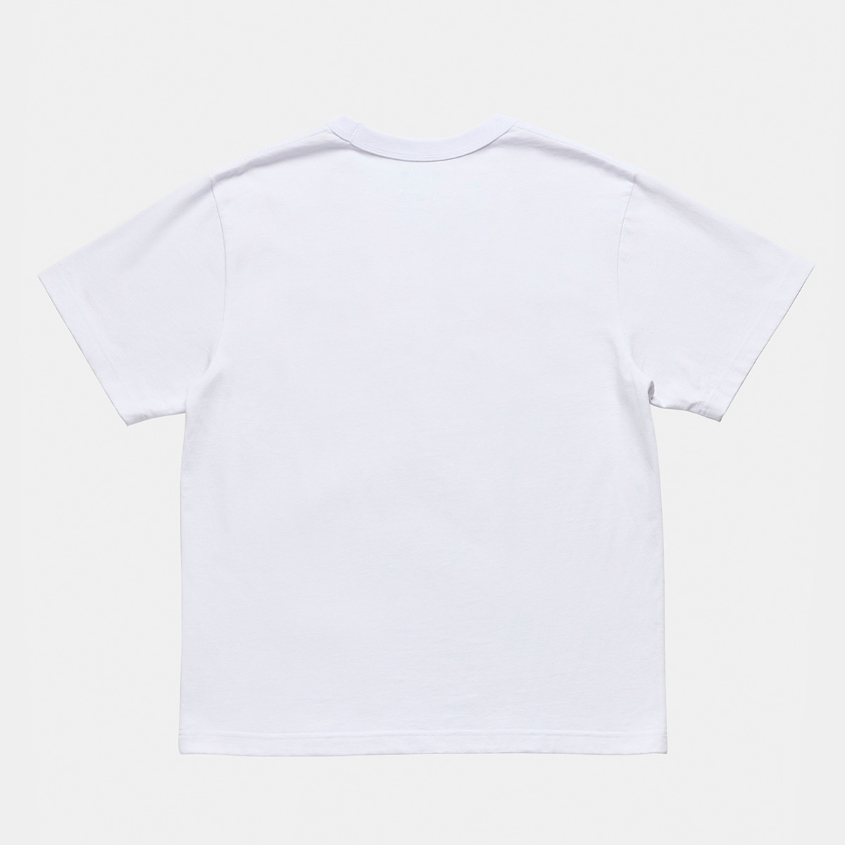 Larriet Stencil Tee White + Orange