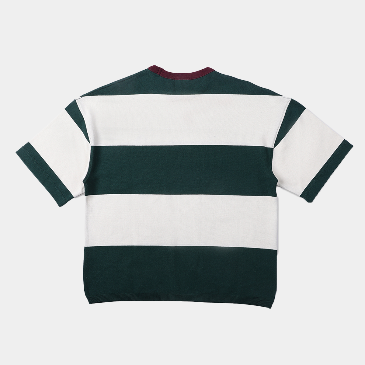 Stan Ray Athletic Dept. AW Stripe T-Shirt Natural + Pine Needle