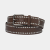 Butter Studded Belt Brown