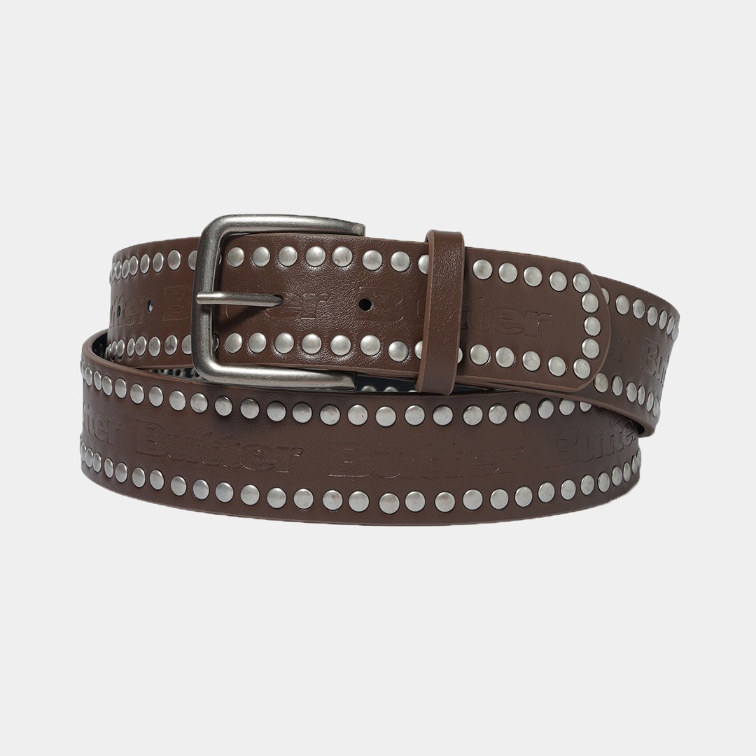 Butter Studded Belt Brown