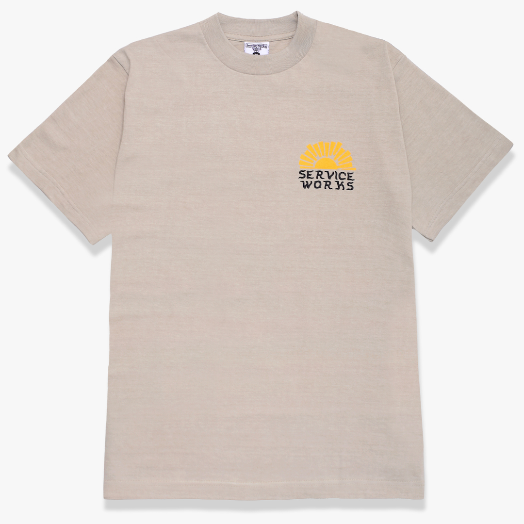 Service Works Sunny Side Up Tee Stone