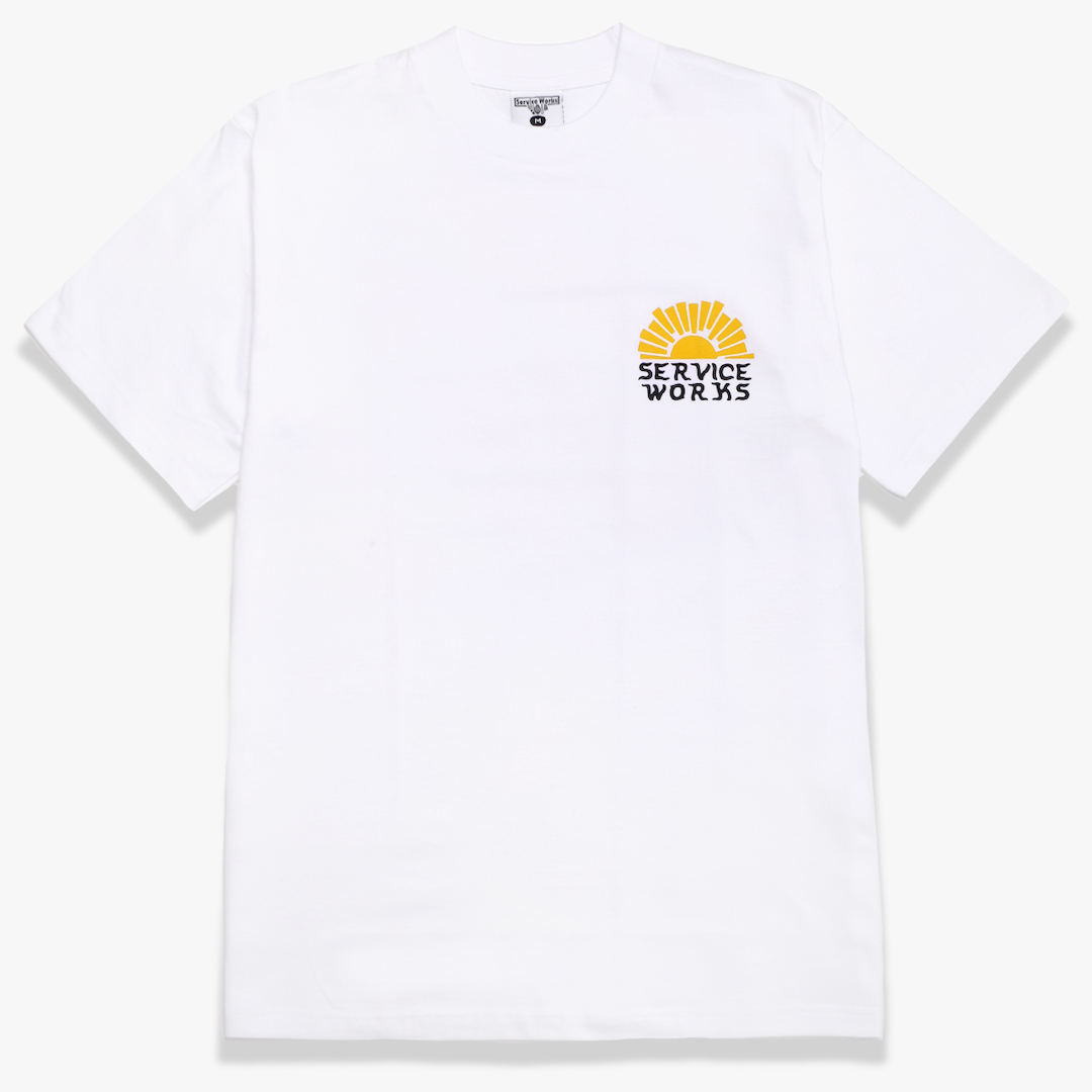Service Works Sunny Side Up Tee White