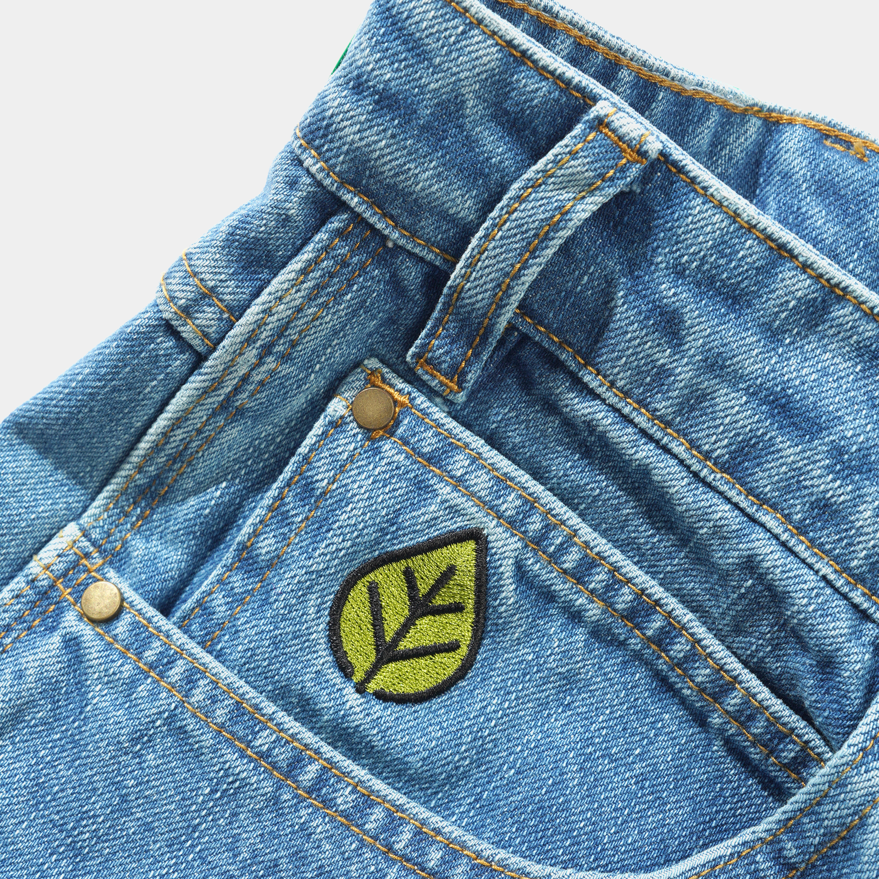 Butter Weathergear Denim Shorts Streaky Indigo