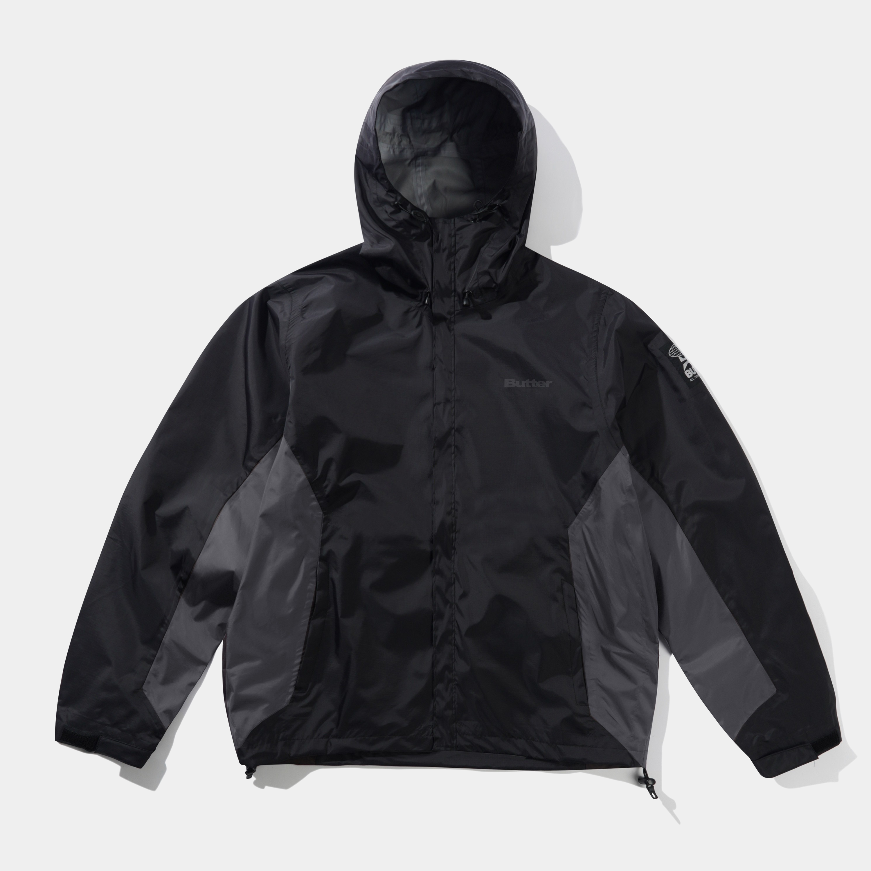 Butter T-Rain Jacket Black + Graphite