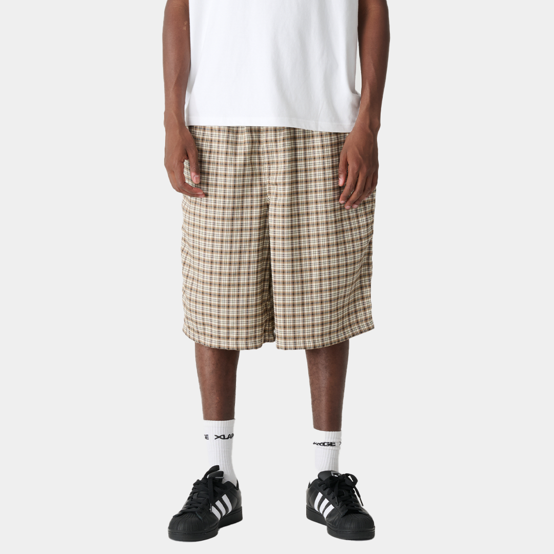 XLARGE Baggy 91 Short Tan Check