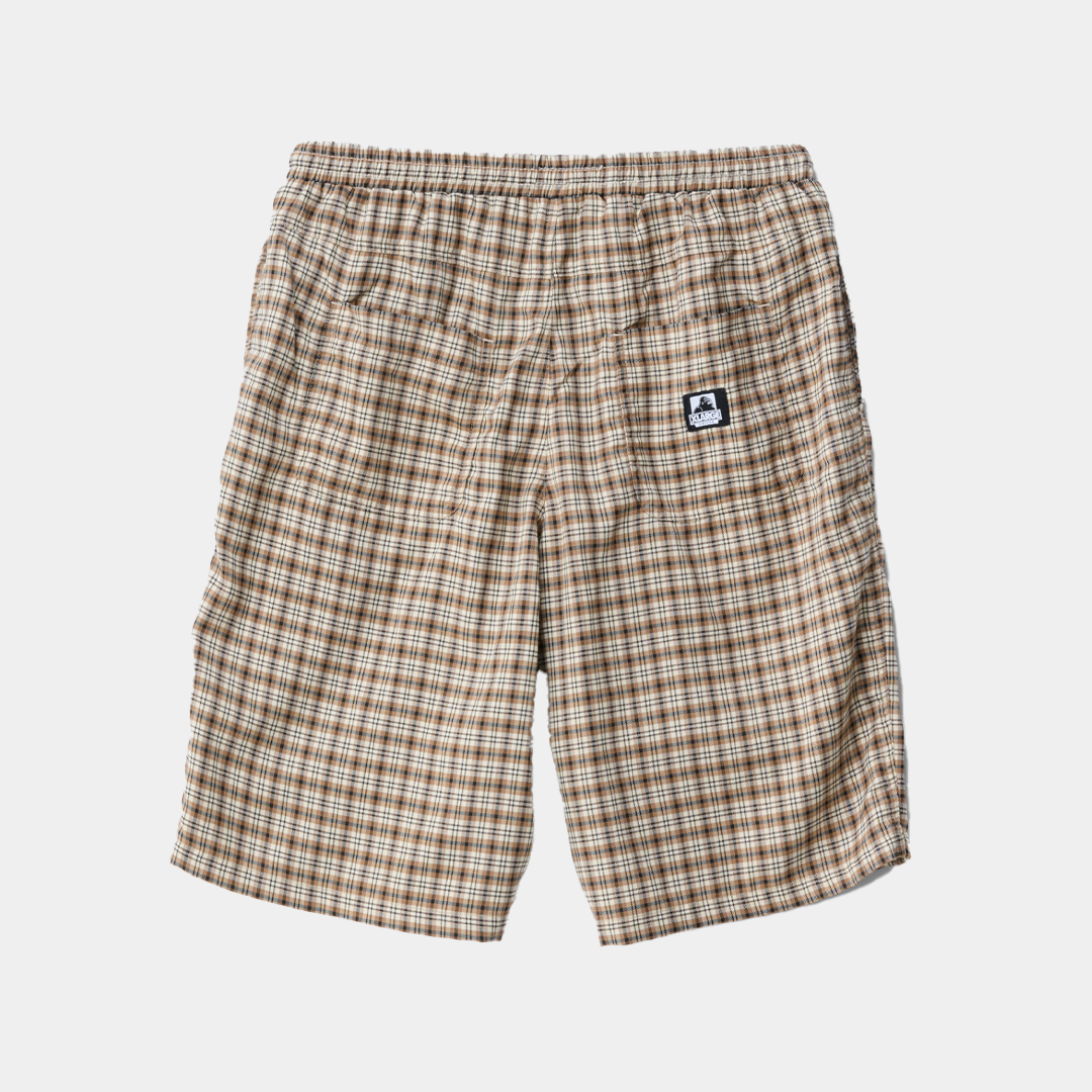 XLARGE Baggy 91 Short Tan Check