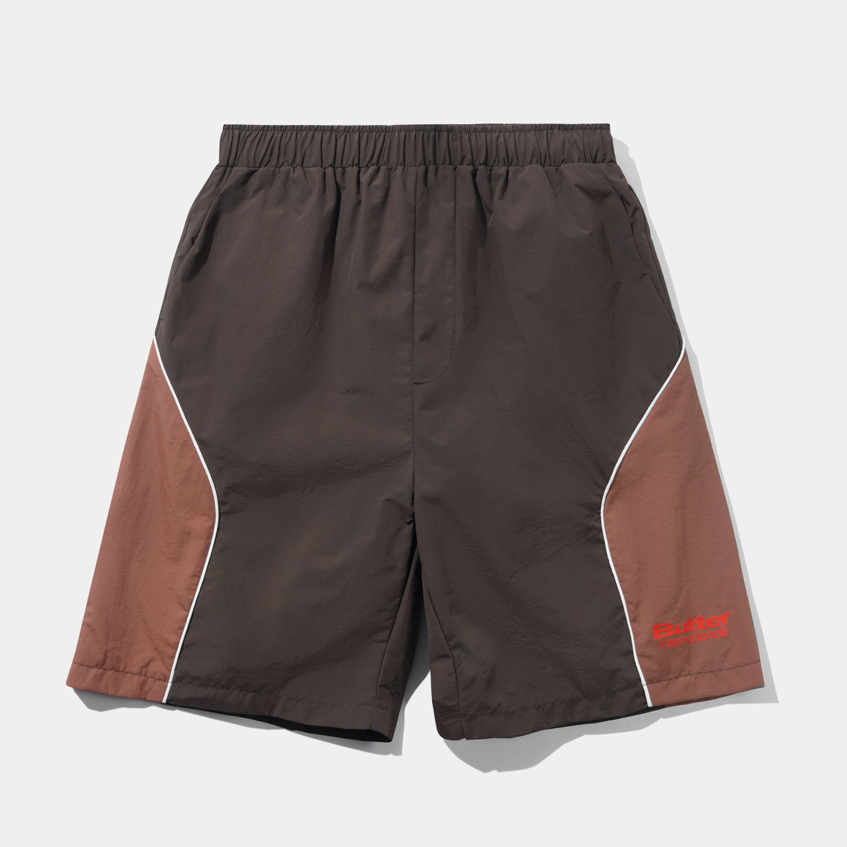 Butter Goods Track Shorts Brown