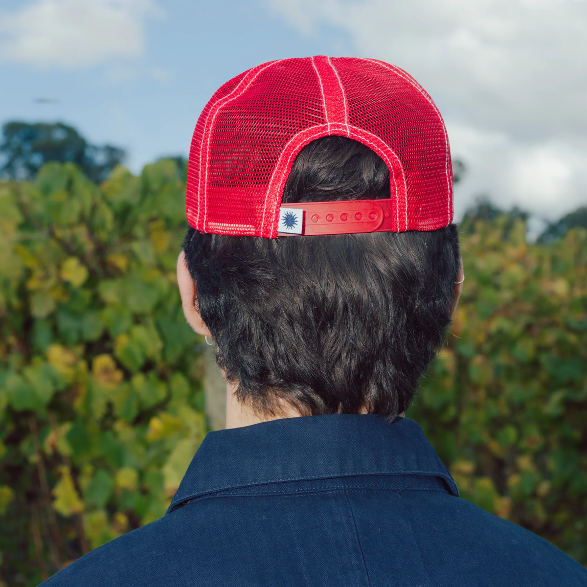 Someday Farmhouse Trucker Cherry Red