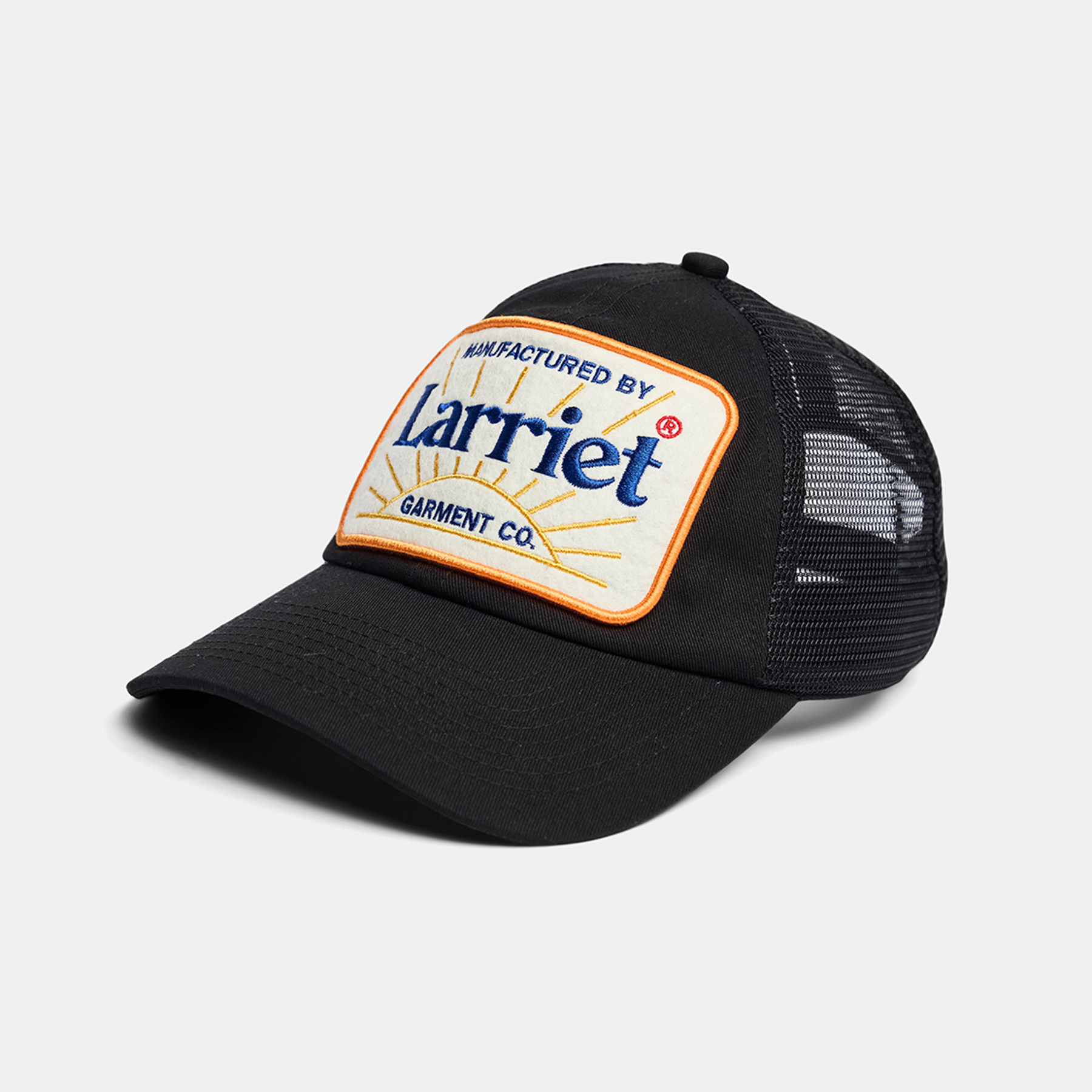 Larriet Trucker Cap Black