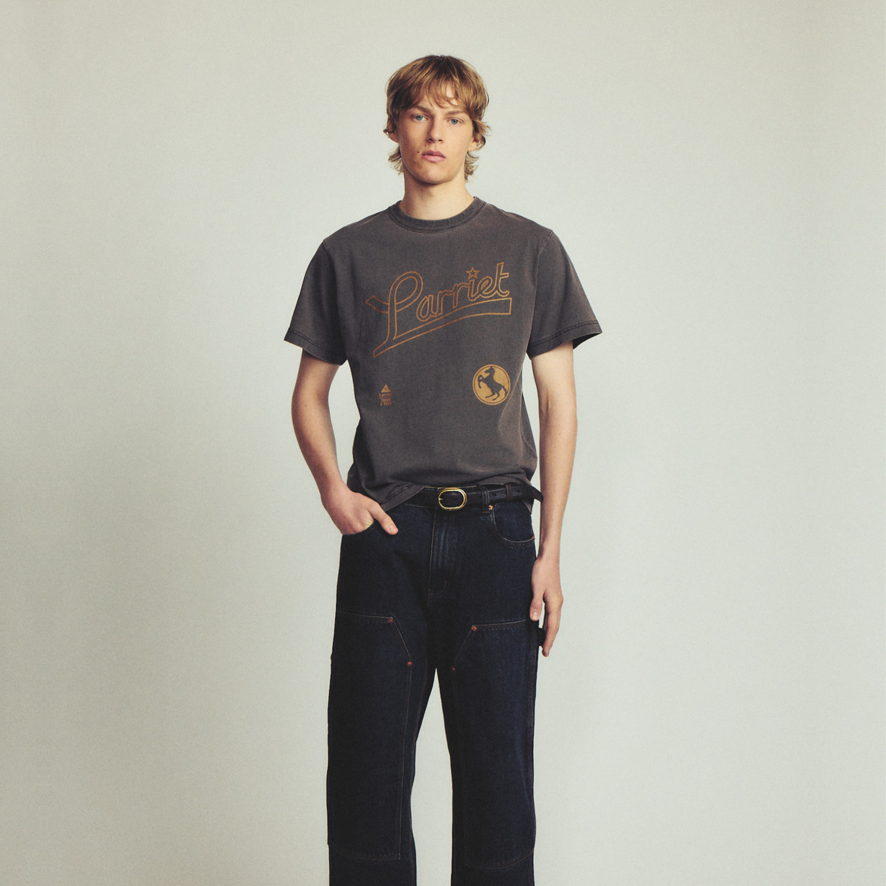 Larriet Tried & True Tee Dark Brown