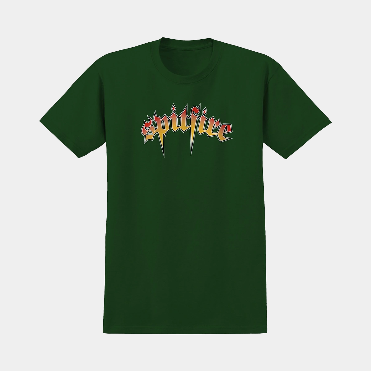 Spitfire Venom Script T-Shirt Forest Green