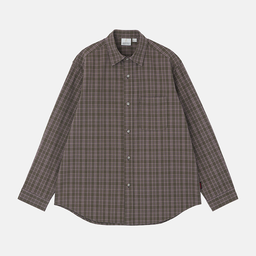 Gramicci Heavy Weight Checkered Shirt Violet