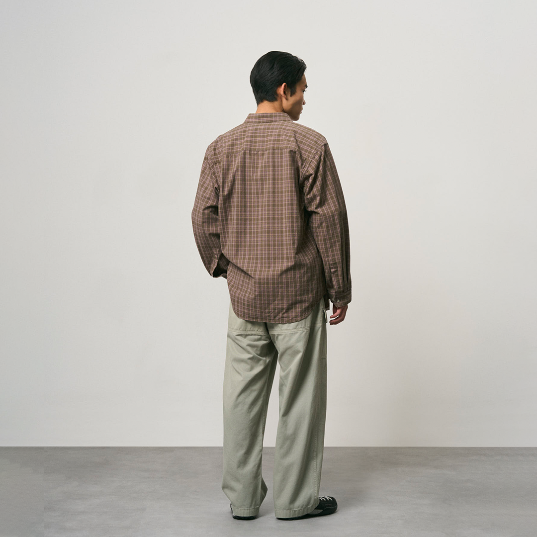 Gramicci Heavy Weight Checkered Shirt Violet