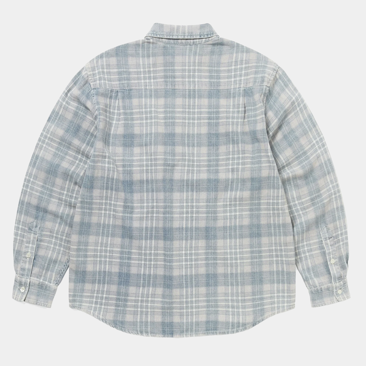 thisisneverthat Washed Check Shirt Blue