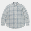 thisisneverthat Washed Check Shirt Blue