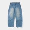 Butter Wide Cut Denim Jeans Worn Indigo