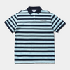 Butter Witness Stripe Polo Navy + Blue
