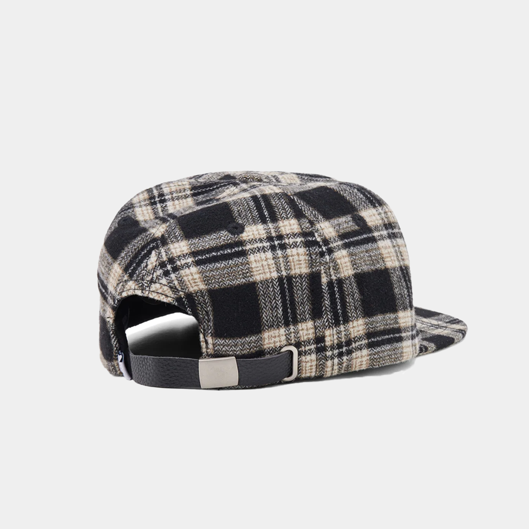 Someday Spellout Ballcap Black Wool Plaid