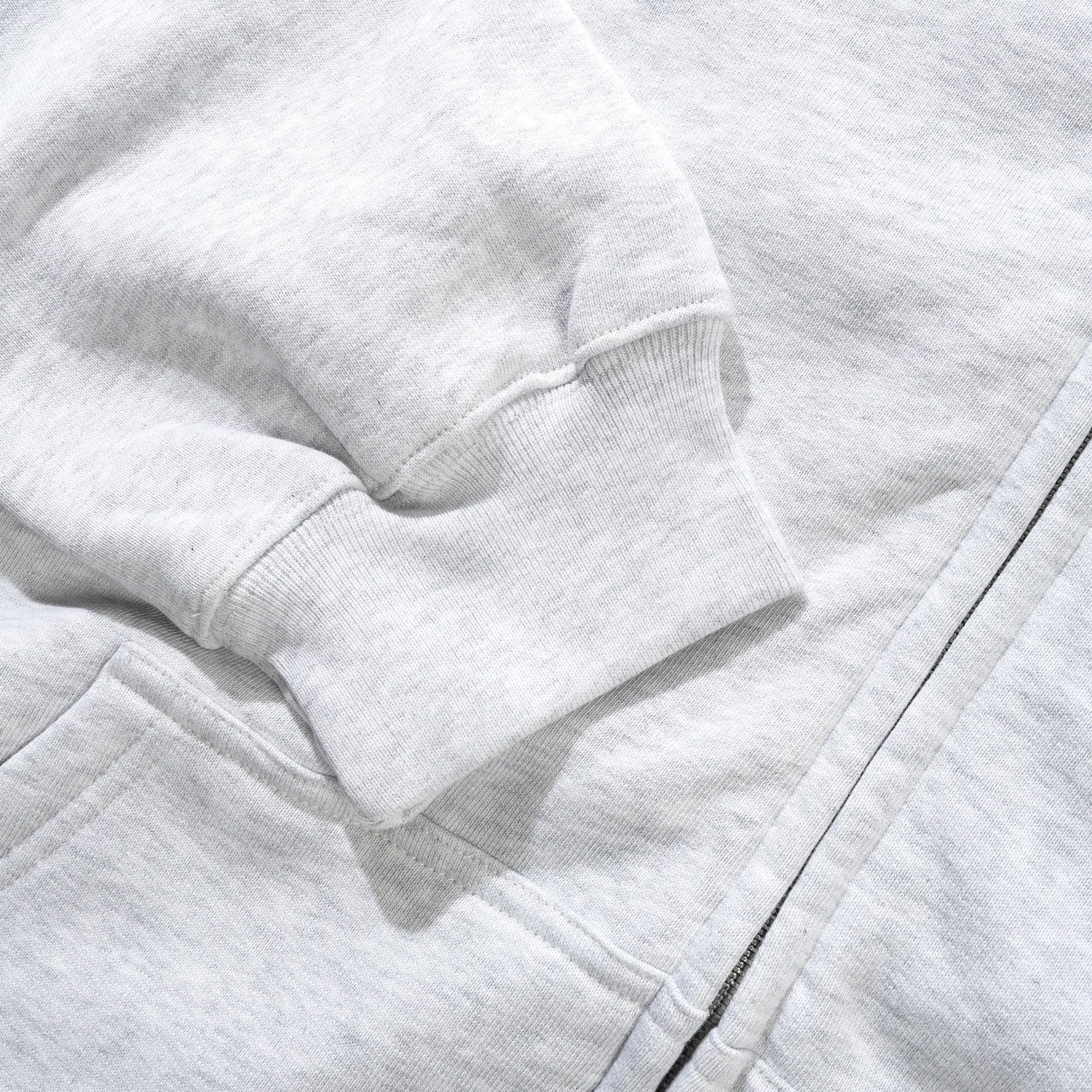Cash Only Heavy-Weight Zip-Thru Hood Ash