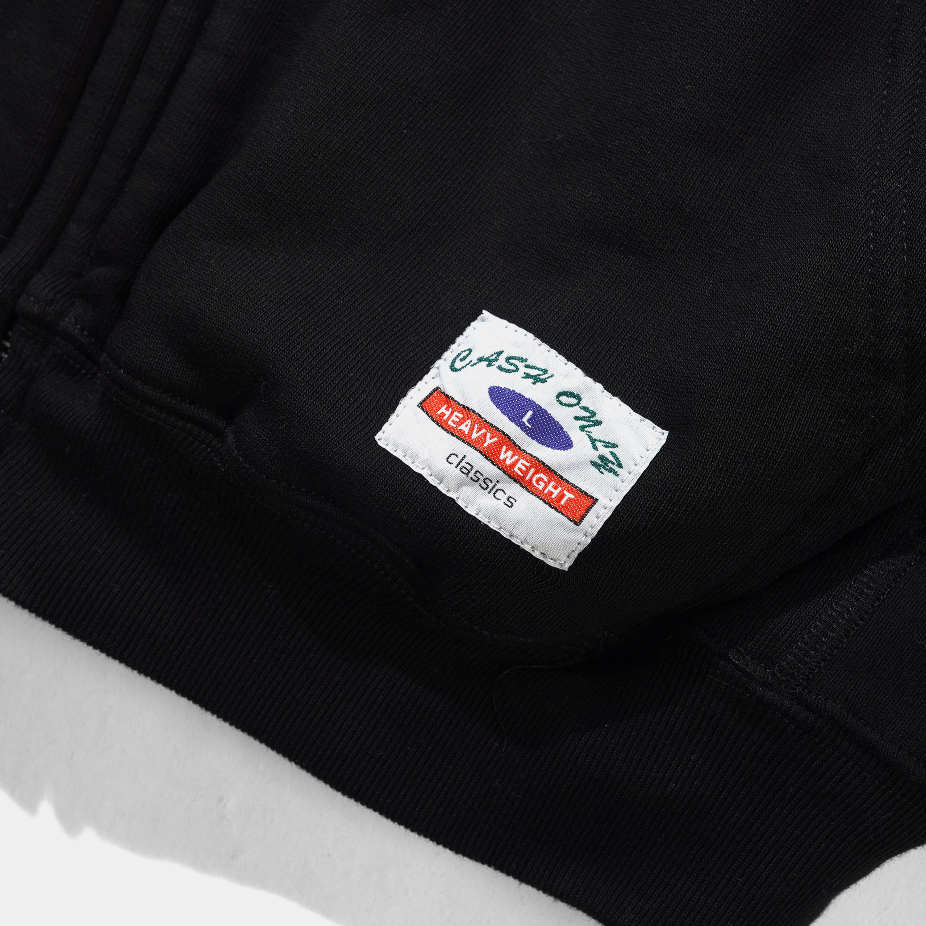Cash Only Heavy-Weight Zip-Thru Hood Black