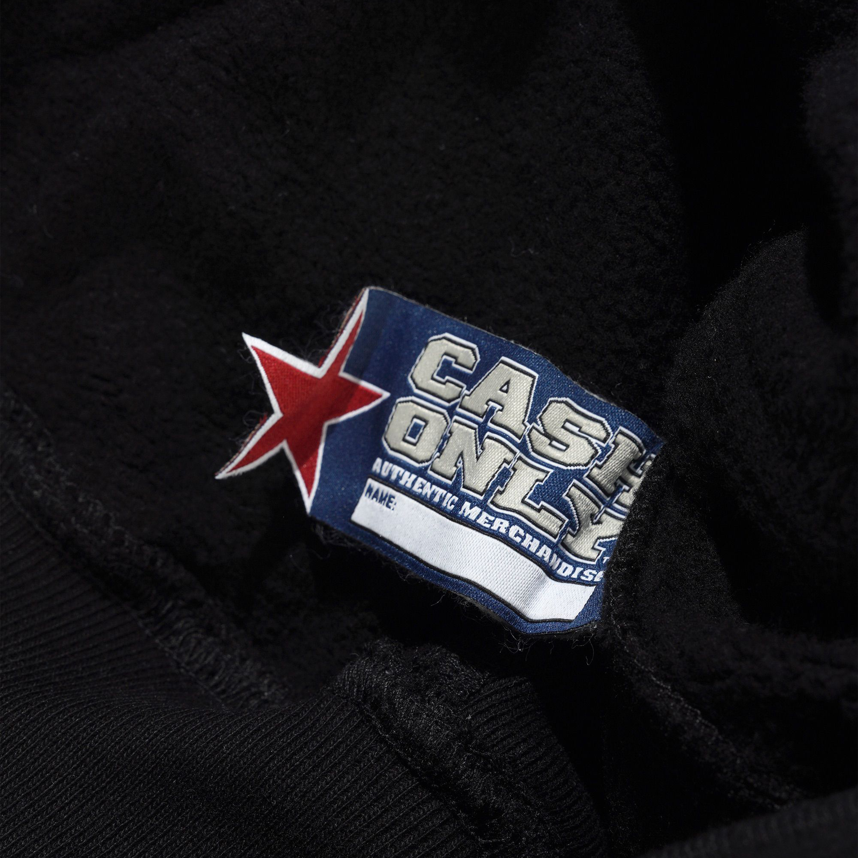 Cash Only Heavy-Weight Zip-Thru Hood Black