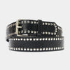 Butter Leather Studded Belt