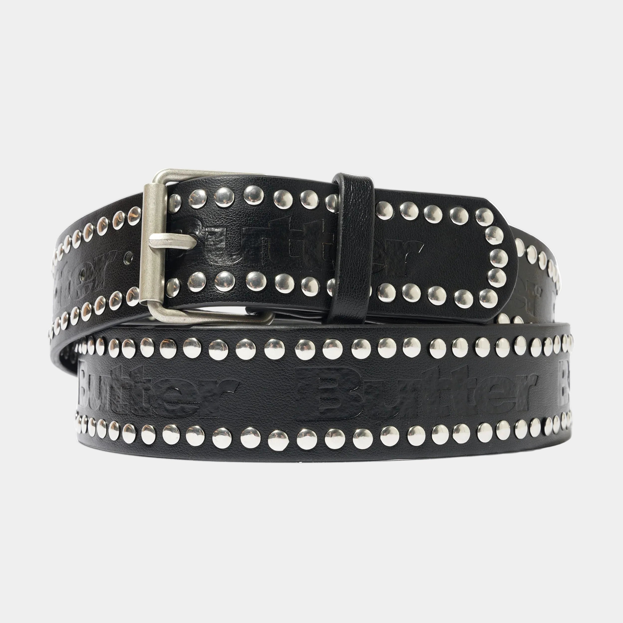 Butter Leather Studded Belt