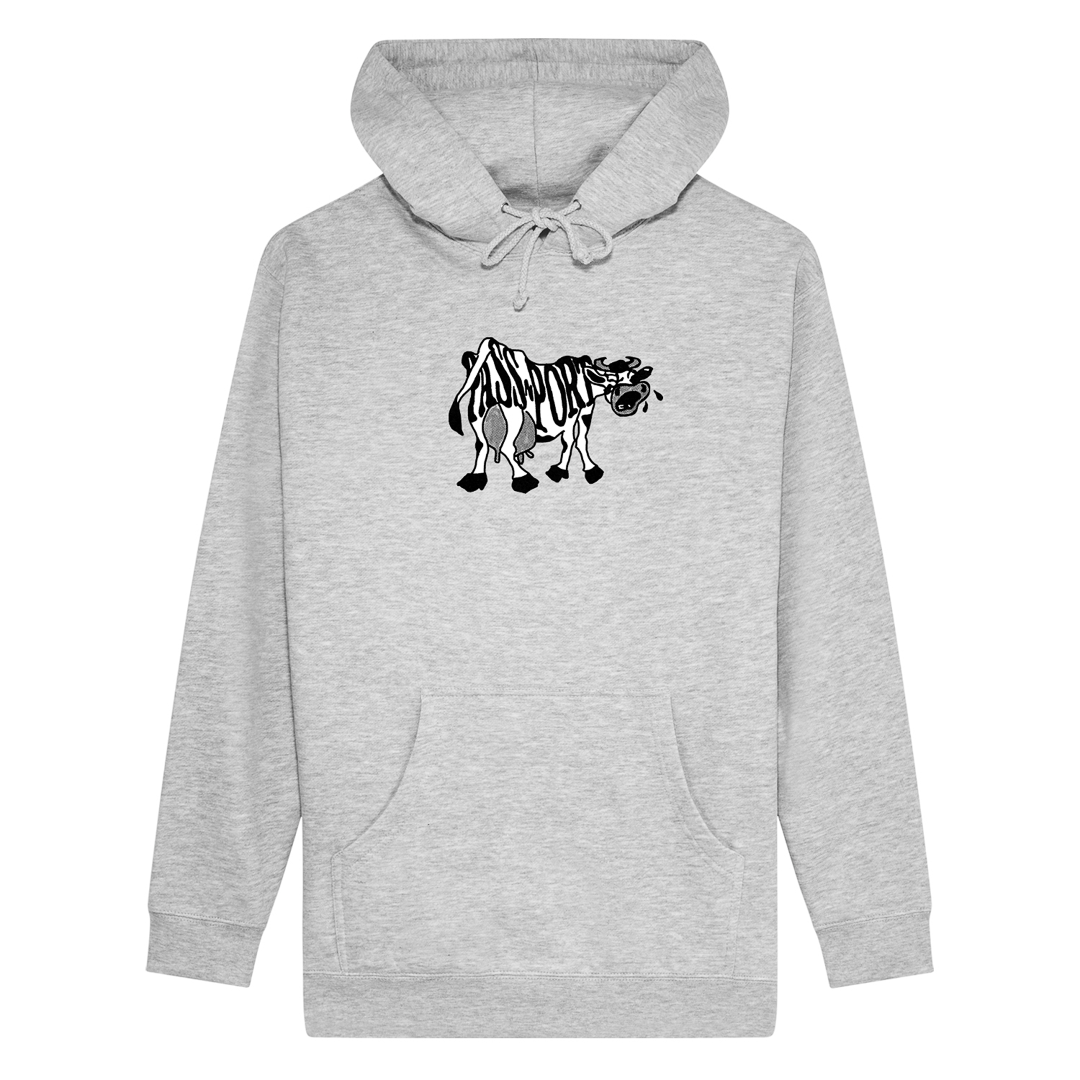 PassPort Crying Cow Hoodie Ash Heather