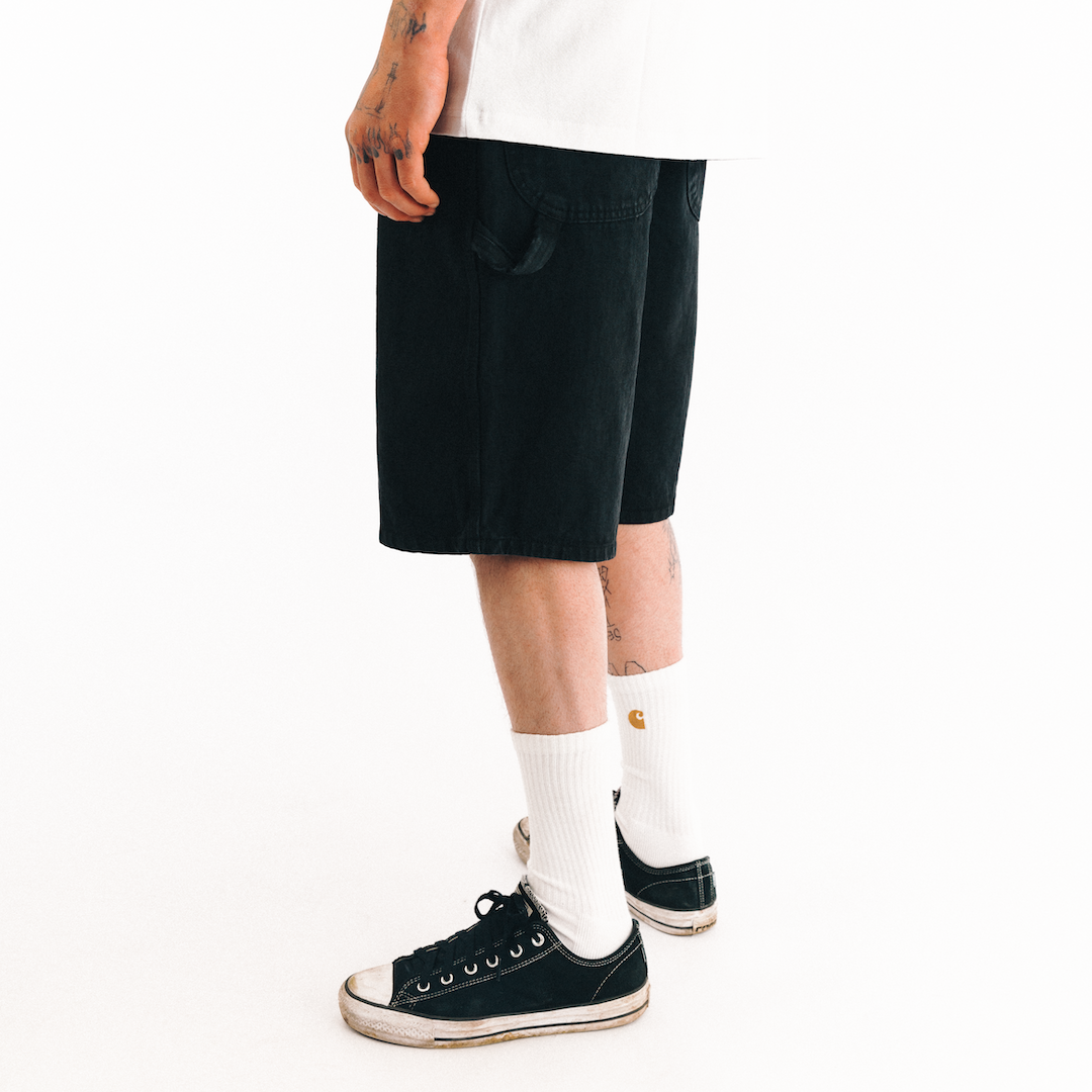 Dickies 11" Relaxed Fit Carpenter Denim Short Rinsed Black