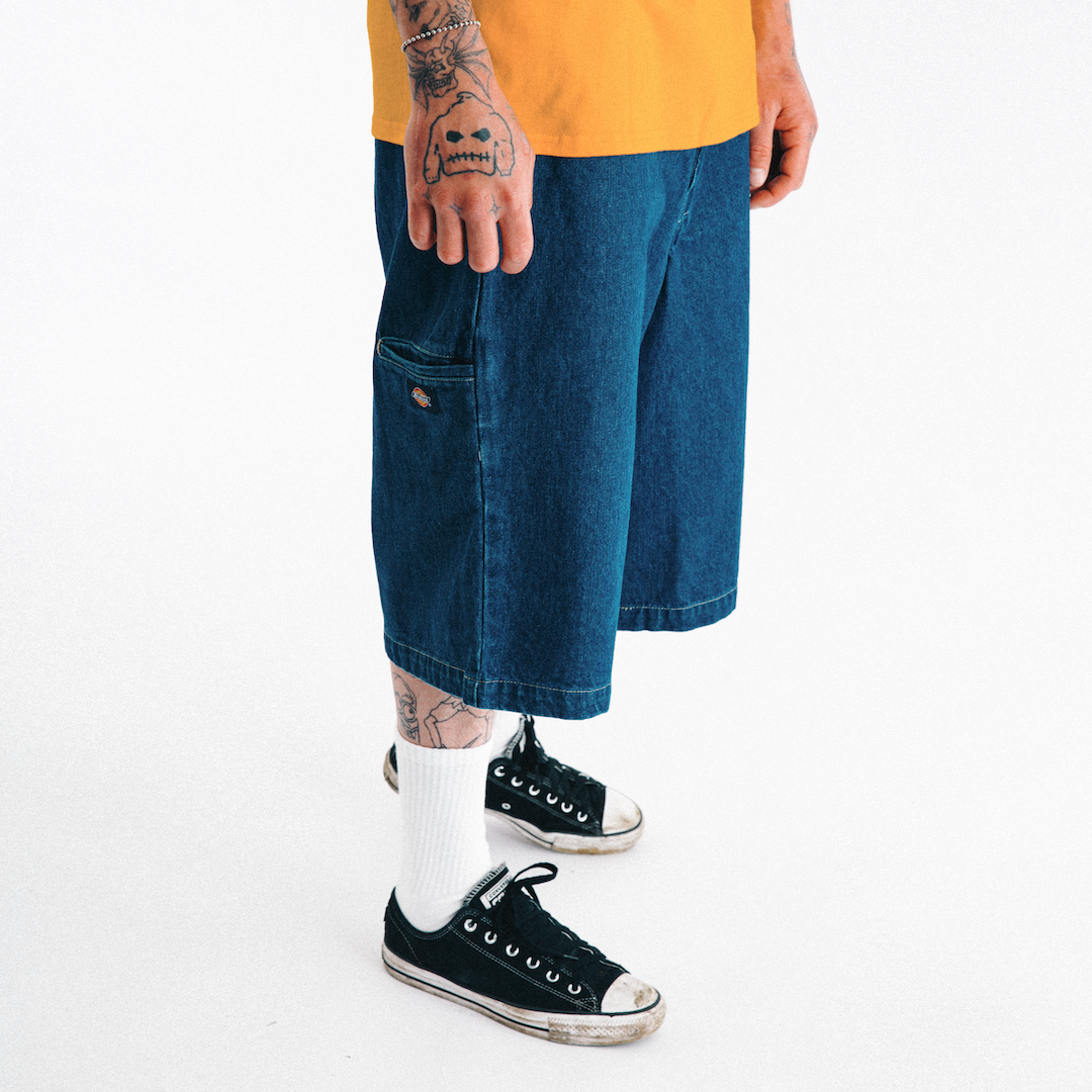 Dickies 13" Multi Pocket Denim Work Short Stone Washed Indigo