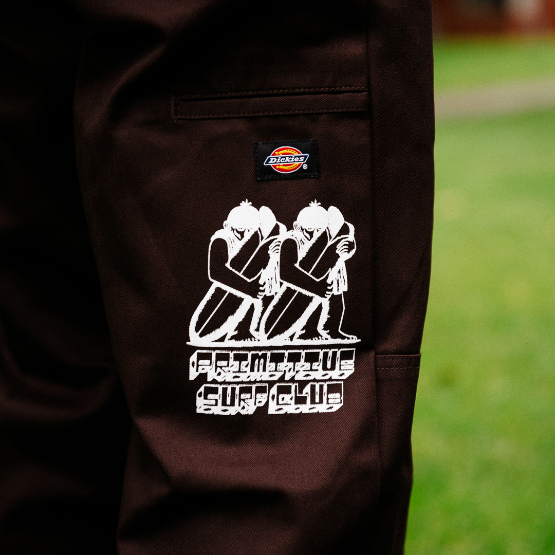 Brick x Primitive Blast Dickies 85-283 Chocolate Brown
