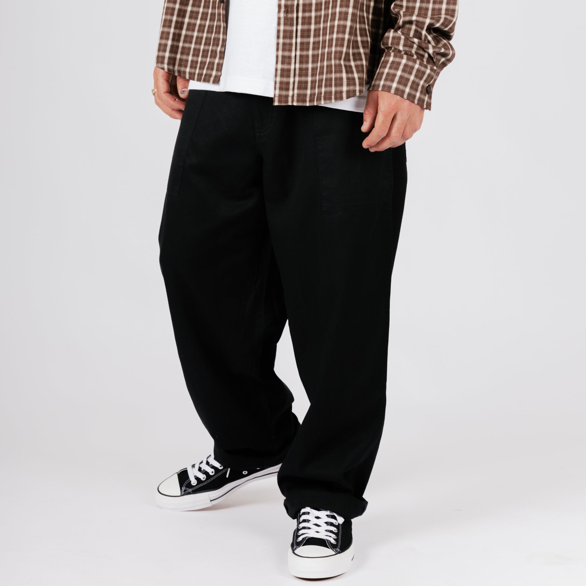 Chess Club 148 Hemp Chess Pant Black