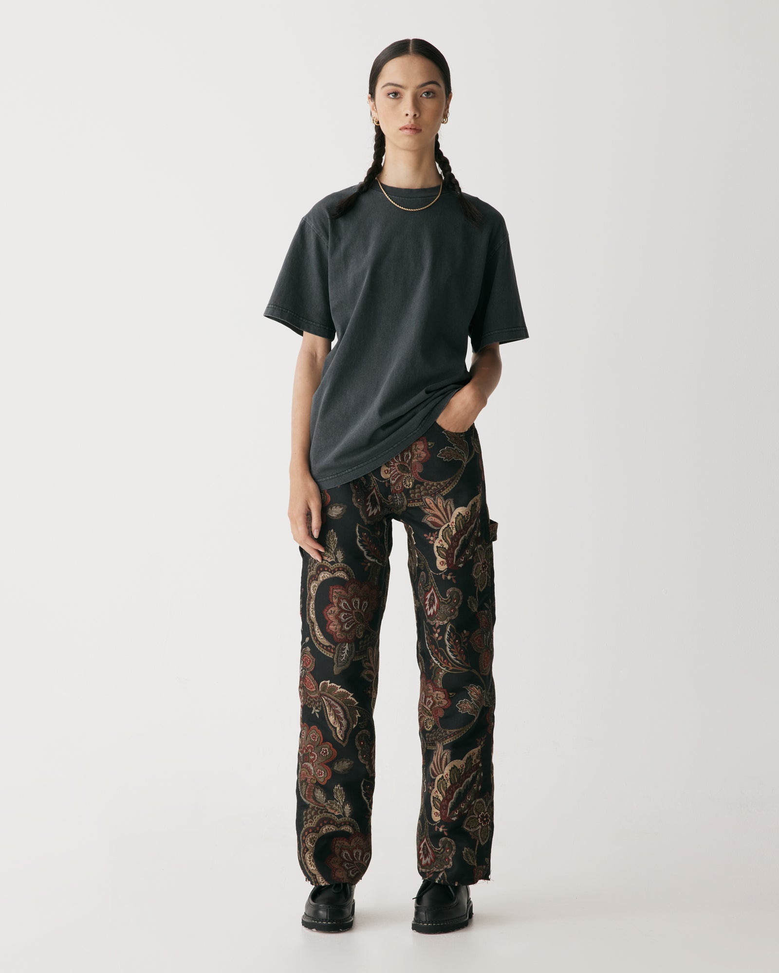 Stan Ray Women's Painter Pant Jacquard Flower