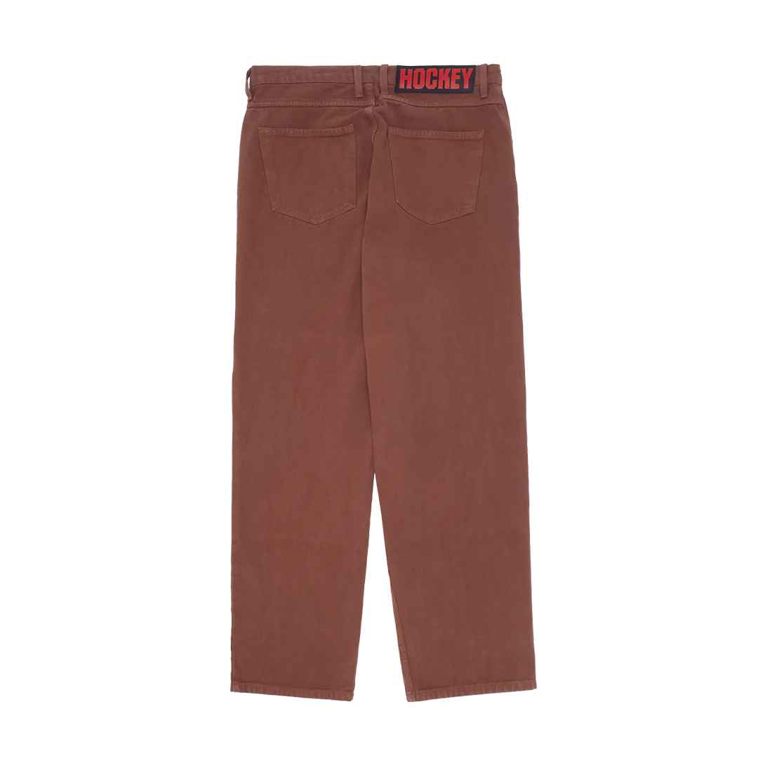 Hockey Double Knee Jean Brown