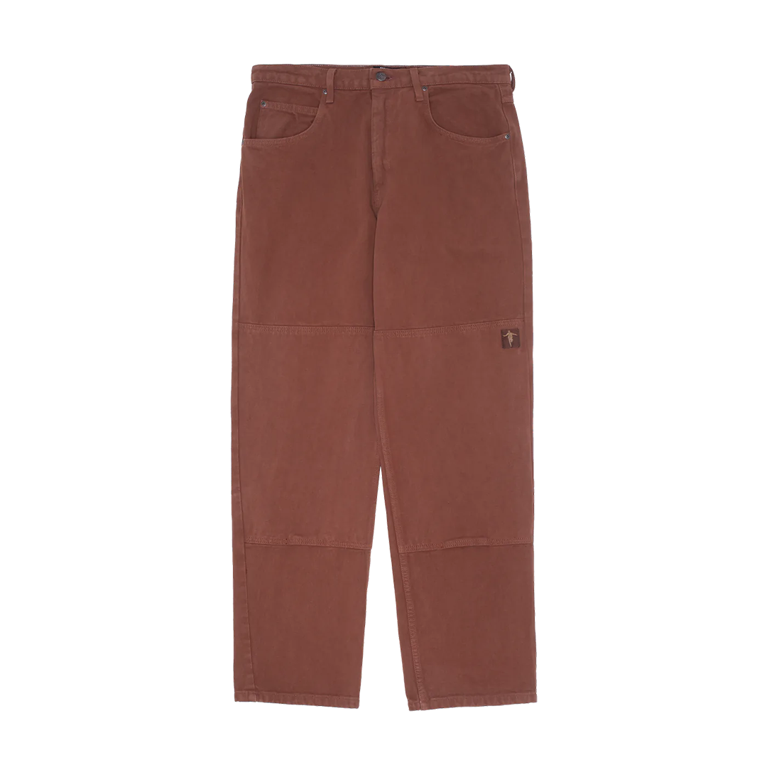 Hockey Double Knee Jean Brown