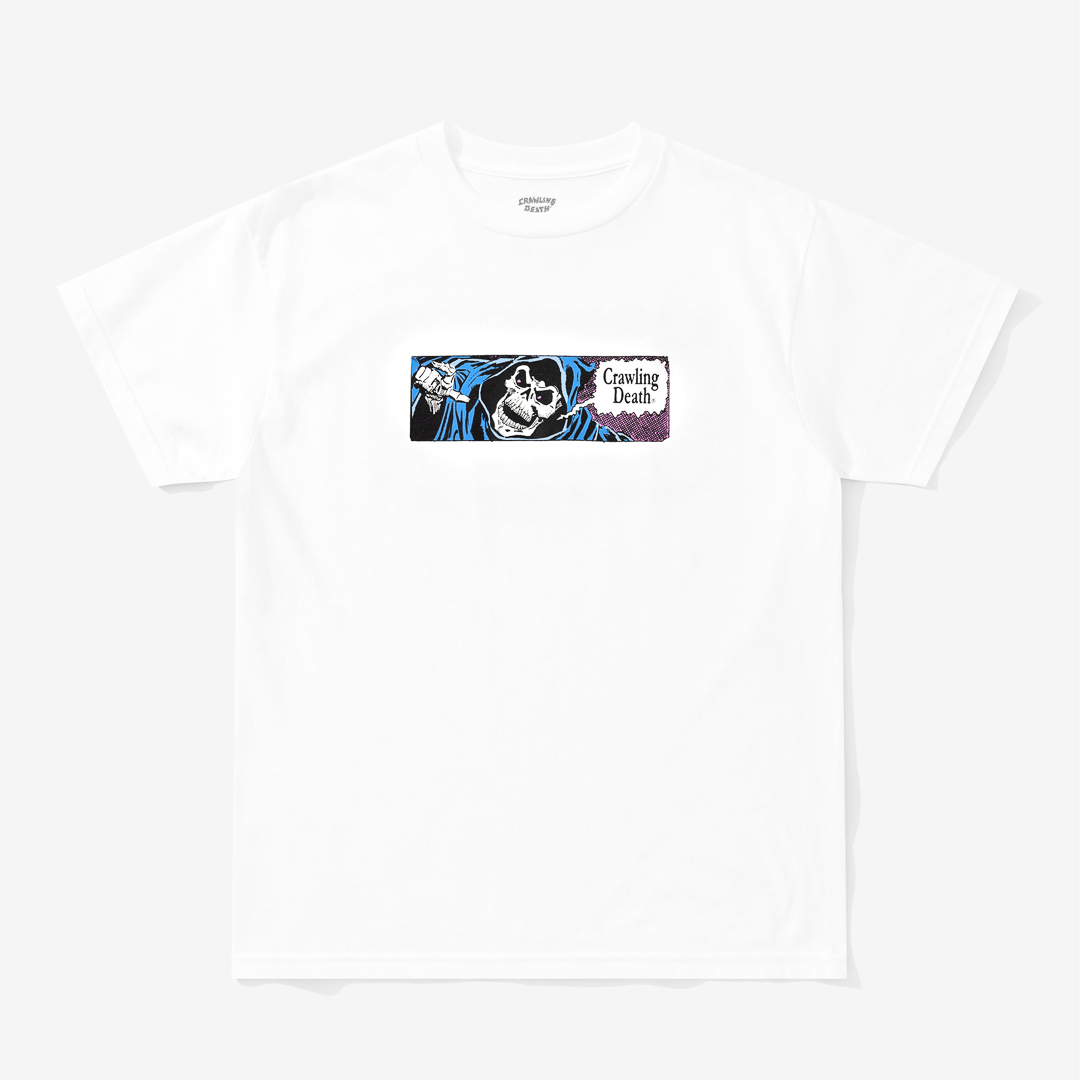 Crawling Death Comic Reaper Tee White