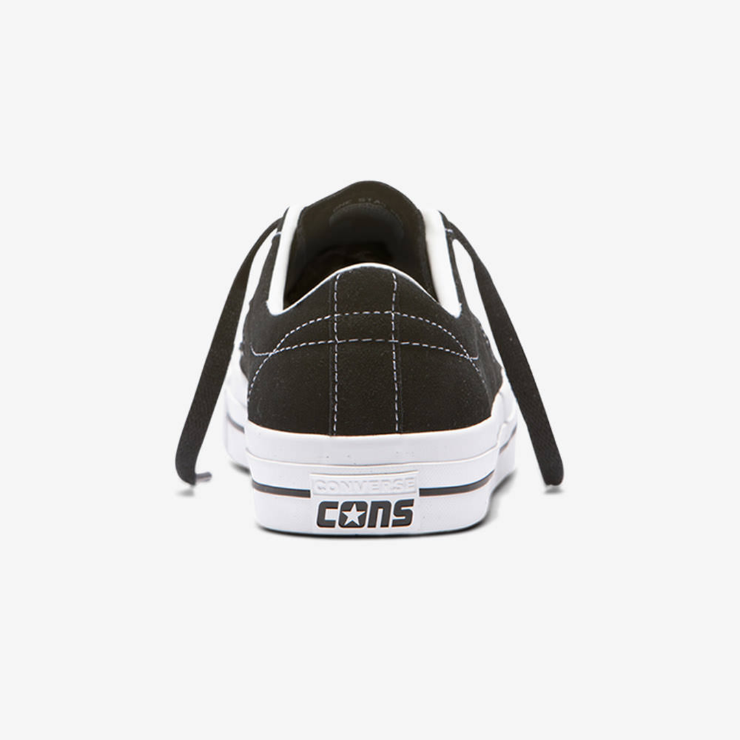 Converse One Star Pro Suede Black + White