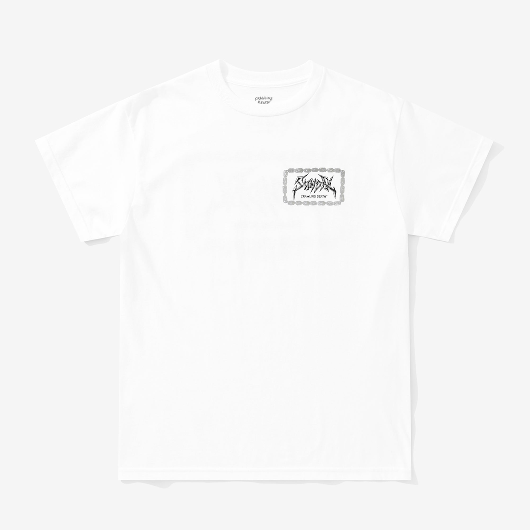 Crawling Death x Sunday Chains Tee White