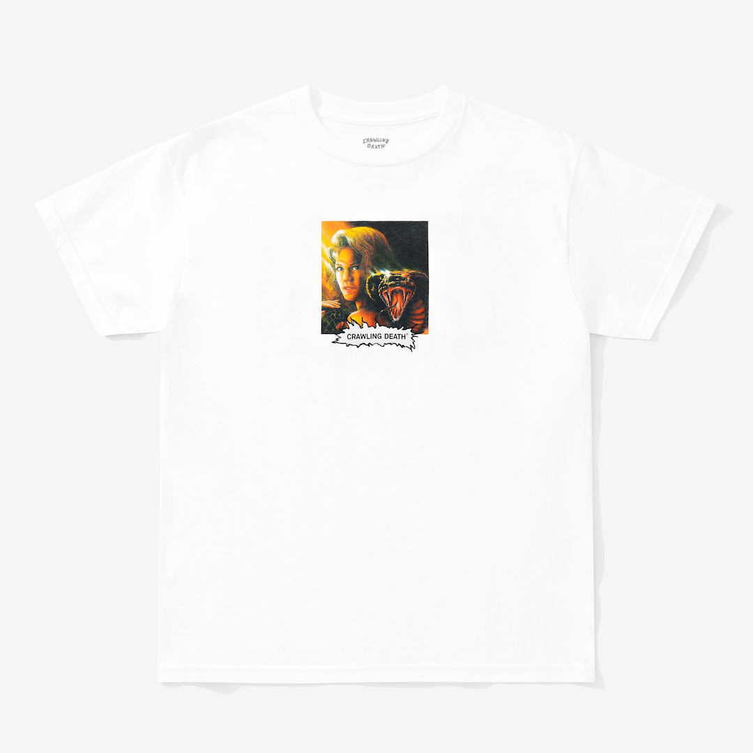 Crawling Death Cobra Girl Tee White