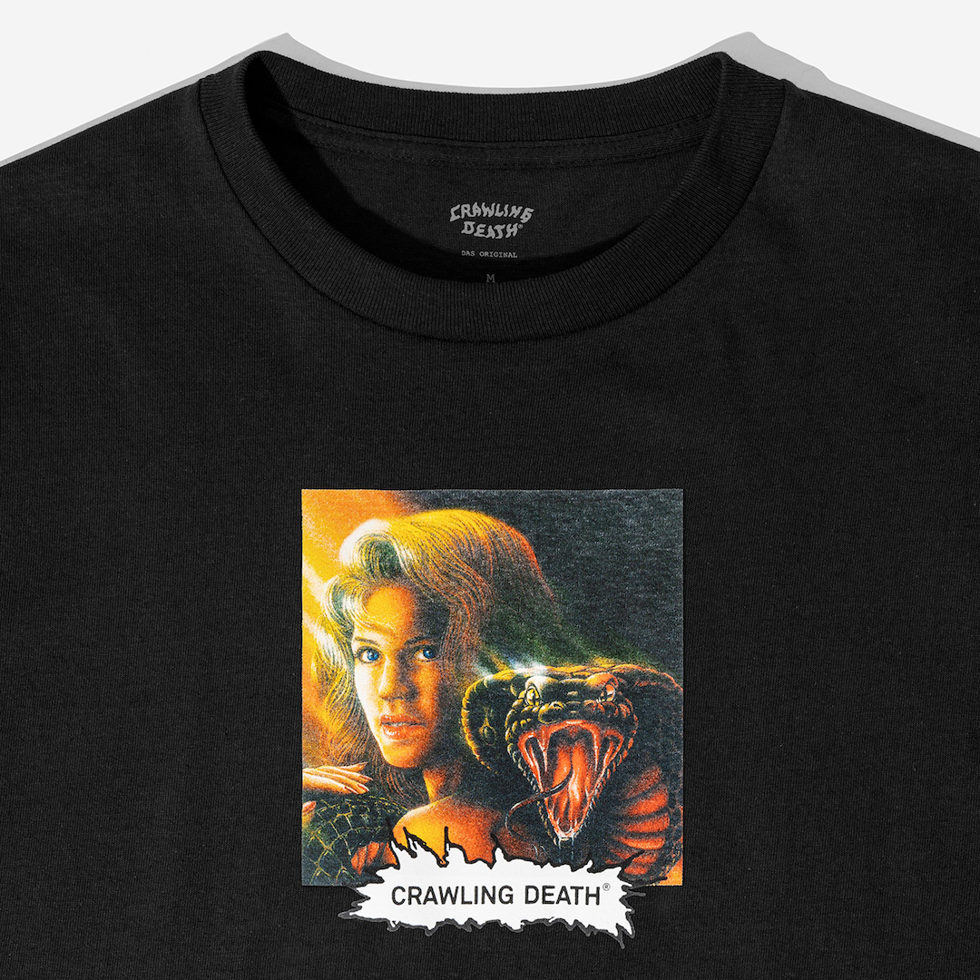 Crawling Death Cobra Girl Tee Black