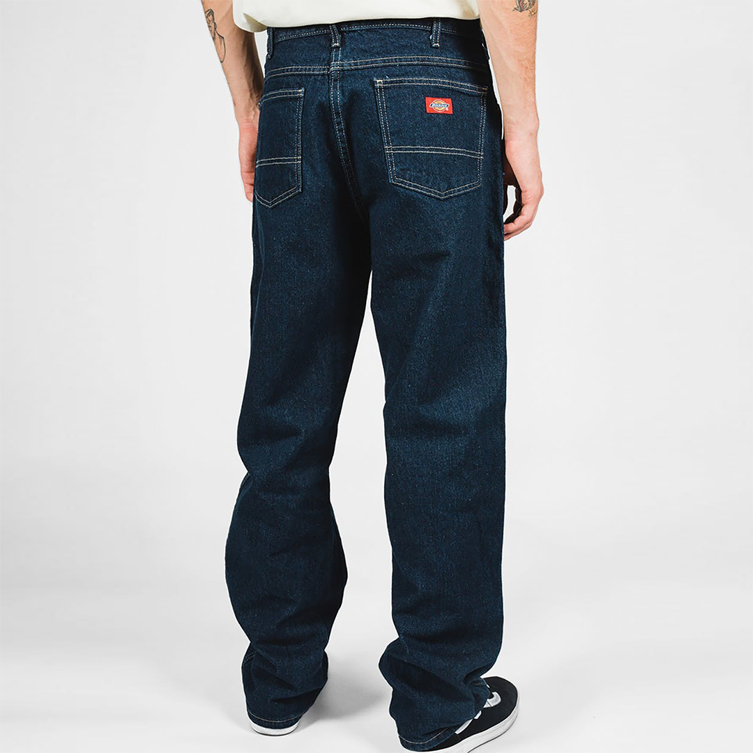 Dickies 13293 Relaxed 5 Pocket Denim Rinsed Indigo – Brick + Mortar