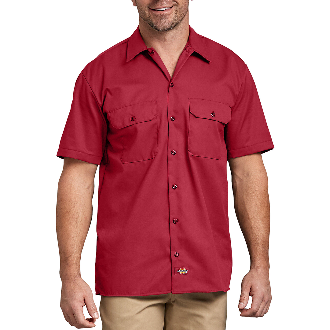 Dickies Short Sleeve Work Shirt English Red