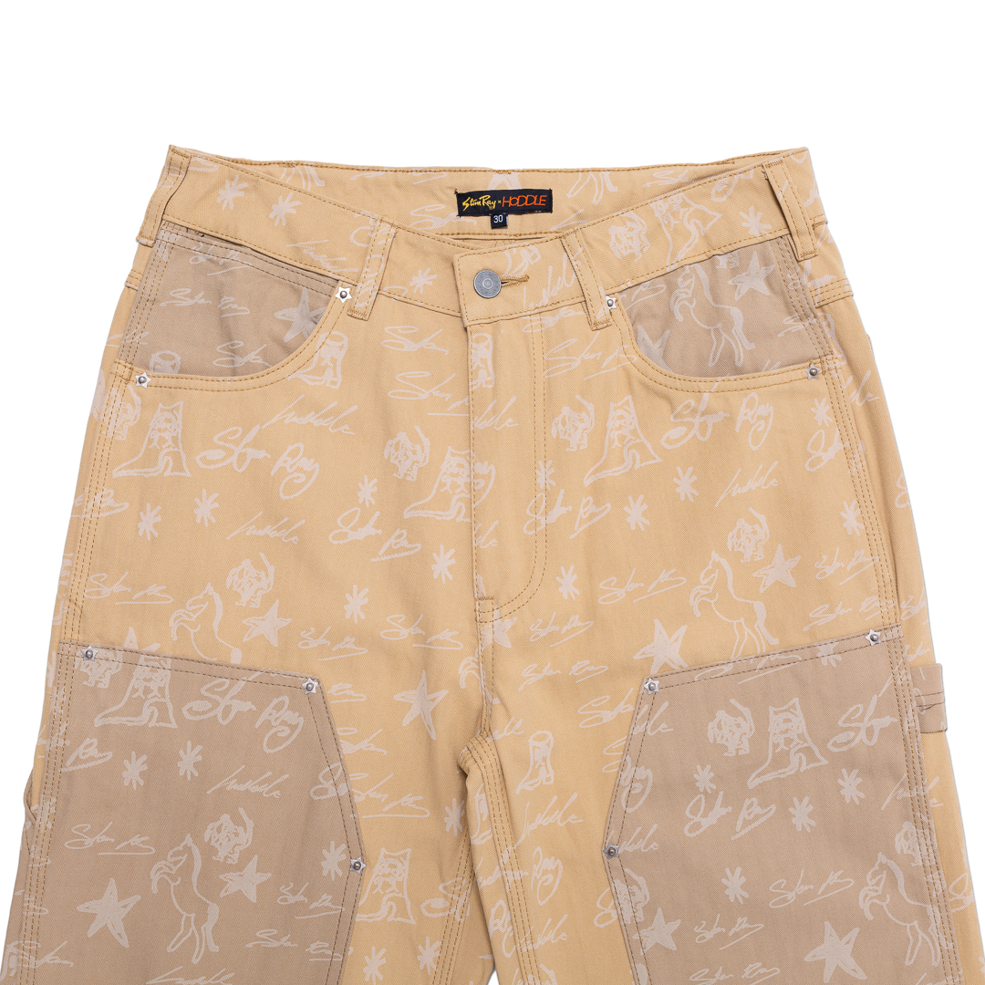 Stan Ray x Hoddle Double Knee Painter Pant Natural + Sand