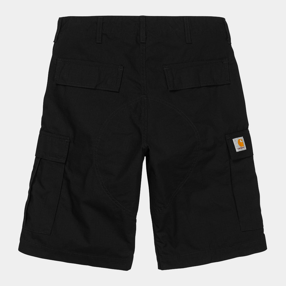 Carhartt WIP Regular Cargo Short Black Rinsed Brick Mortar