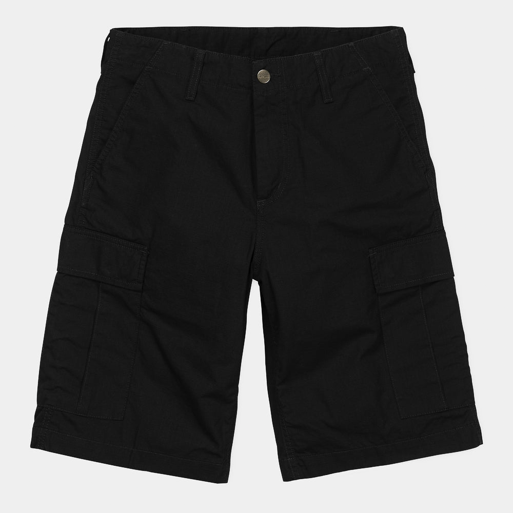 Carhartt WIP Regular Cargo Short Black Rinsed