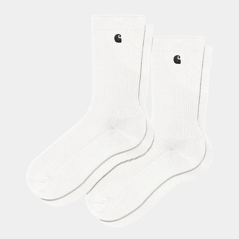 Carhartt WIP Madison Sock Pack White + Black