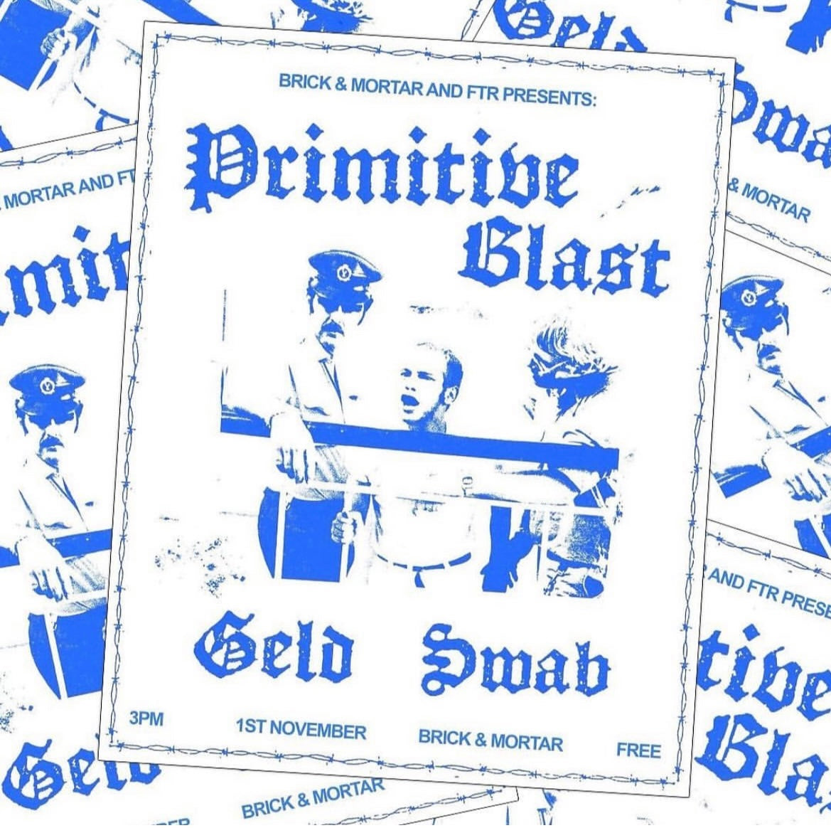 Brick x Primitive Blast Dickies 85-283 Chocolate Brown